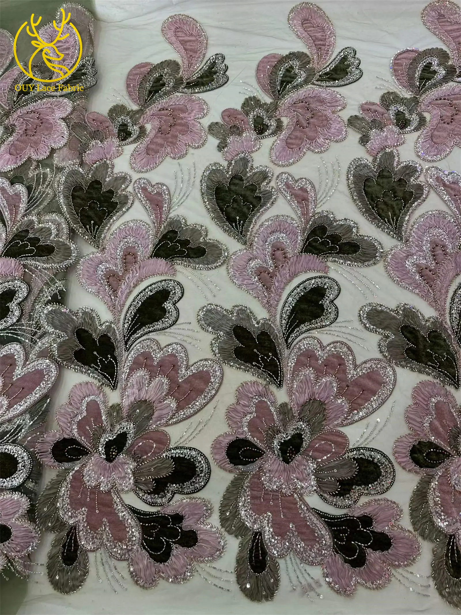 Modna afrykańska aksamitna kor – Velvet Fabric Embroidery recenzja i cena