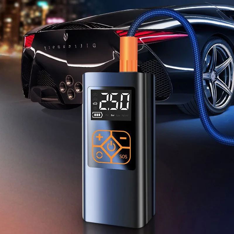 

Car wireless inflatable pump, portable car pump, electric car tires, high-pressure pump, Bao