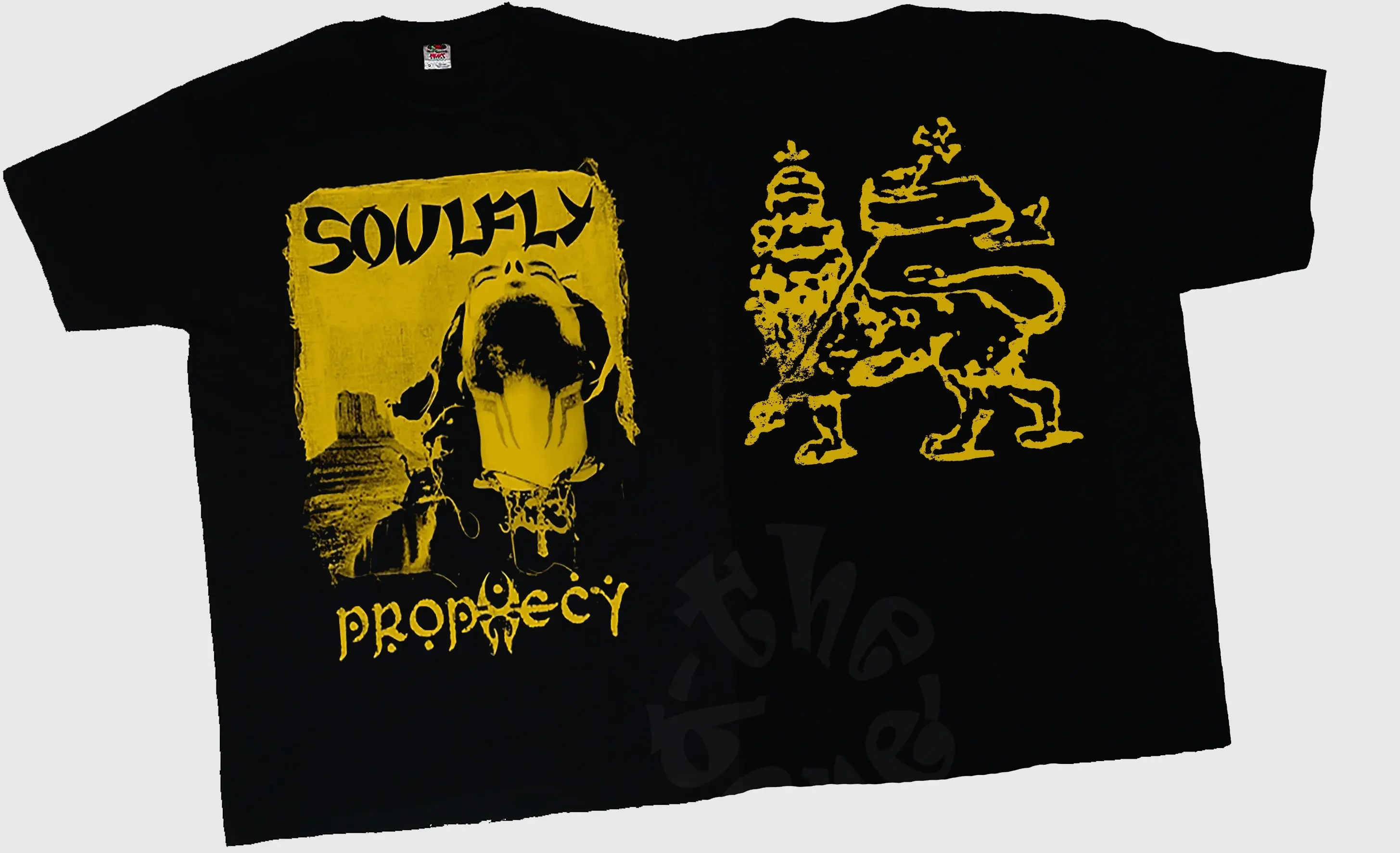 ใหม่เสื้อยืดพิมพ์ DTG เสื้อยืด Soulfly-Prophecy- American Heavy Metal-สีใดๆขนาดสูงถึง7XL