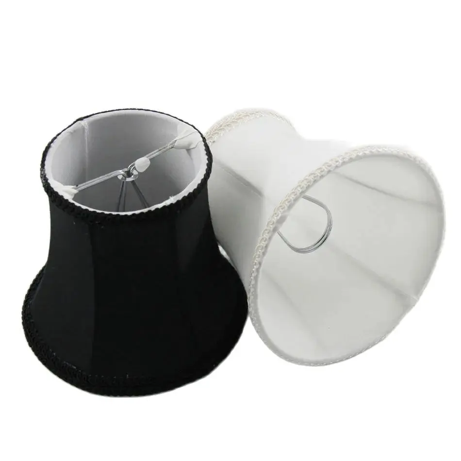 

DIA 12cm Mini Modern Shade Lamp, White/Black Color Chandeliers lampshades only, Clip on