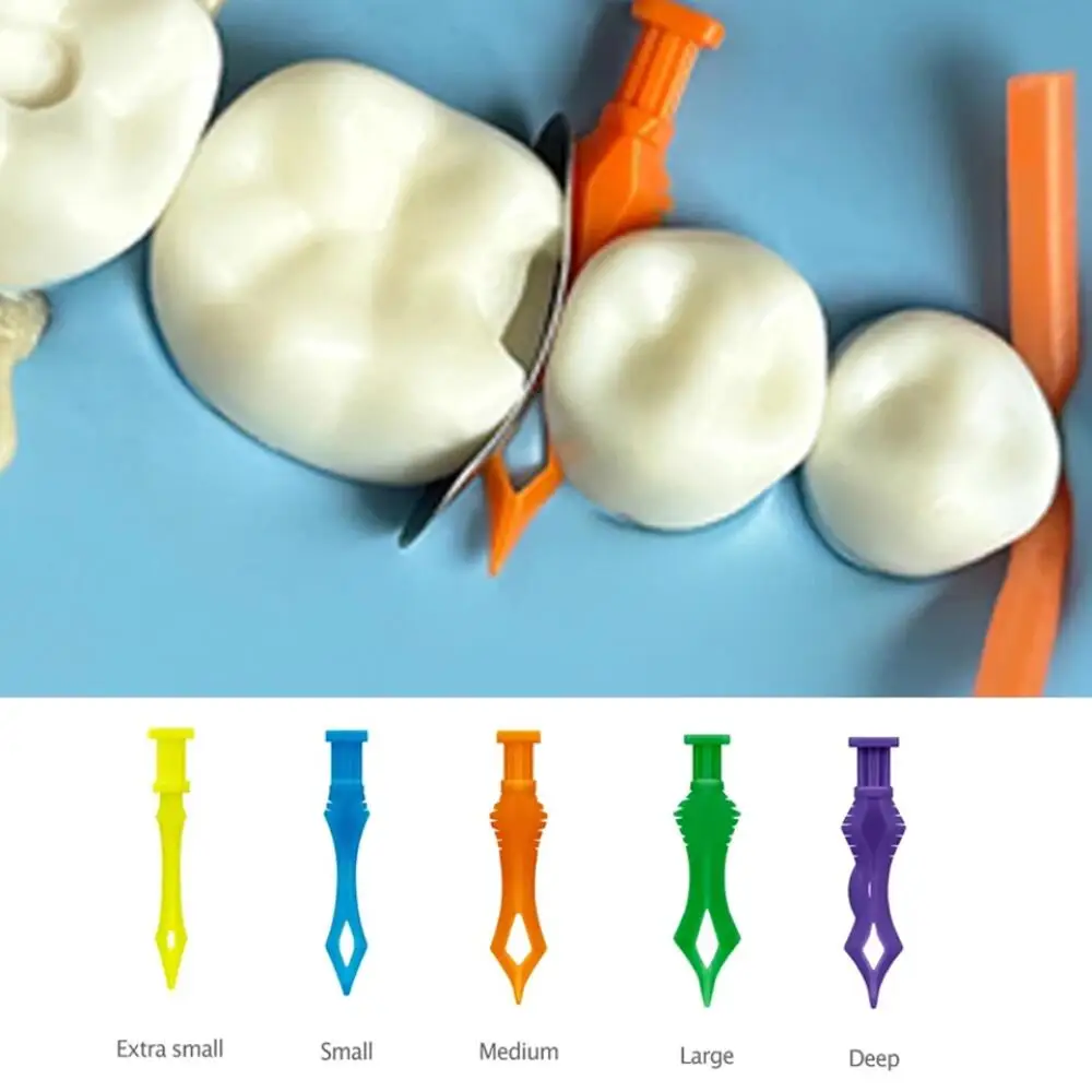 

Dental Sectional Matrix System Diamond Wedges Adaptive Interdental Teeth Gap Fixing for Dental Restoration Material