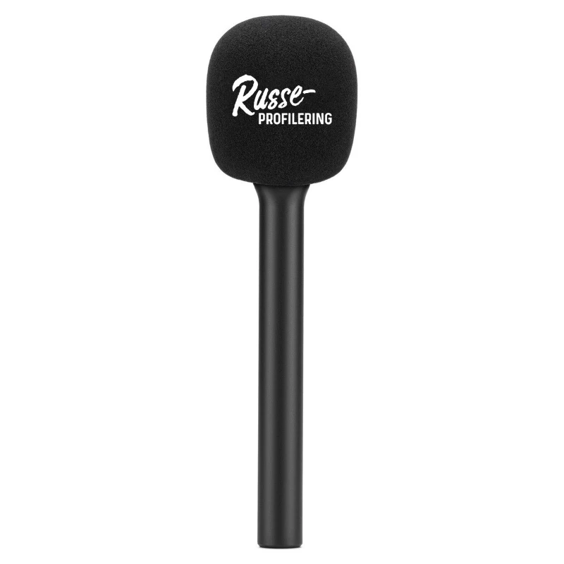 Microphone custom sponge cover  flocking foam windscreen microphone foam shield with logo print for Rode go wireless microphone