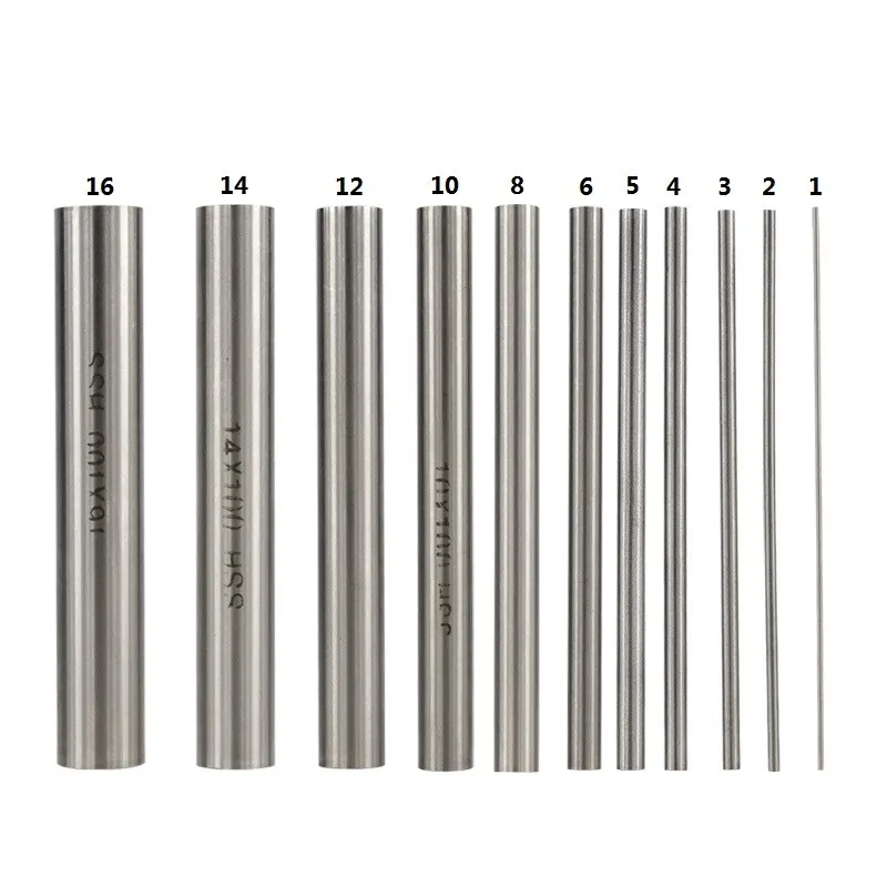 XCAN Stainless Steel Rod 1-16mm CNC Lathe Rod Shaft 100mm Long Linear Shaft Metric Round Rod 3D Printer Chromed Round Shaft