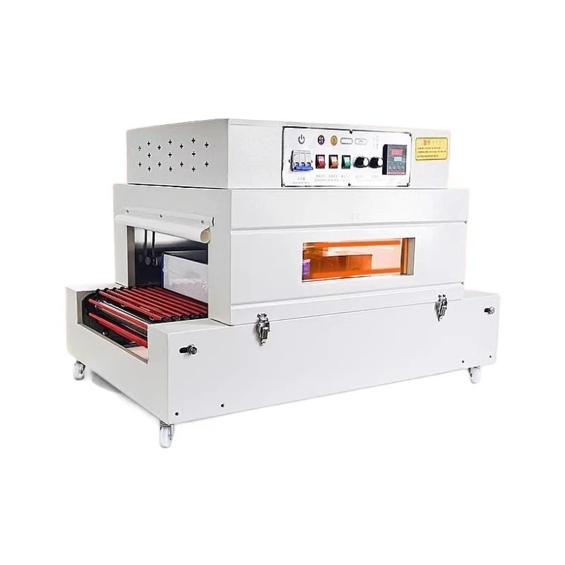 

Automatic packaging machine, heat shrinkable film shrinkage machine