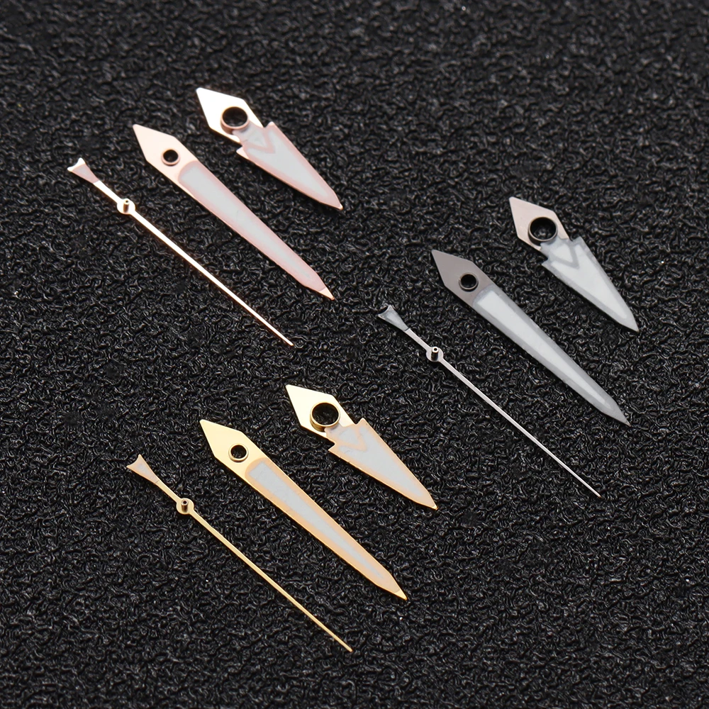 NH35 Zeiger Silber Gold Roségold Grau Uhrenzeiger Grün Leuchtend Passend für NH35 NH36 7S26 7S36 4R35 4R36 Uhrwerke Uhrzeiger – Detail 10