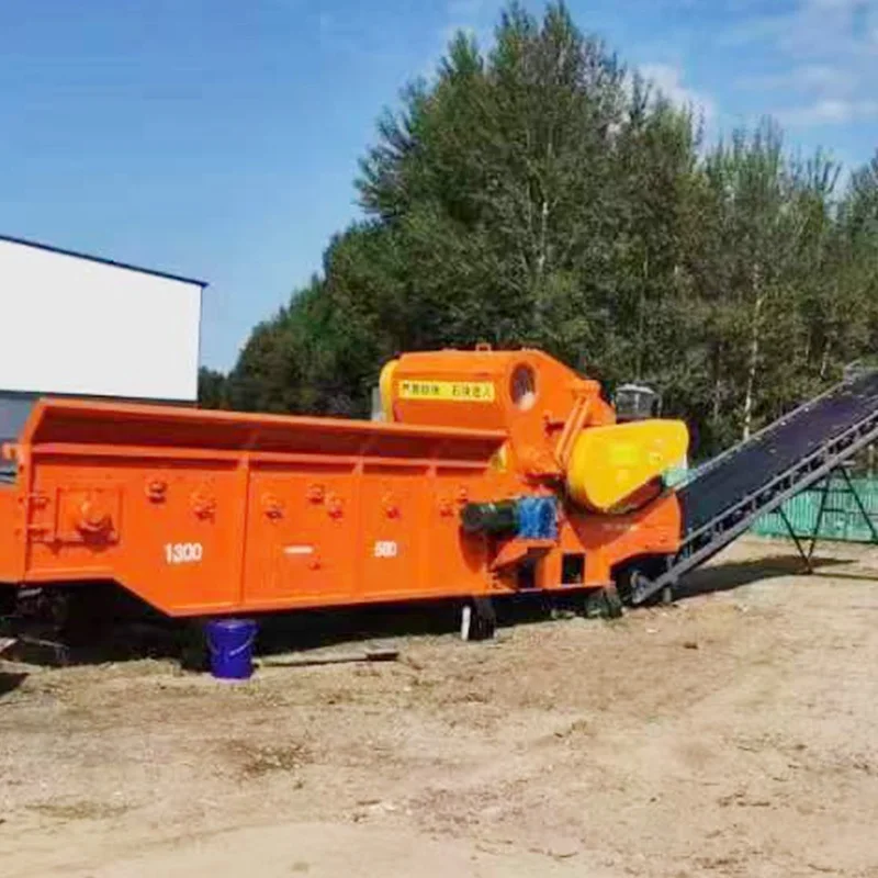 High Quality Large Capacity Wood Branch Crusher Shredder Machine Make Wood Chips Comprehensive Wood Crusher