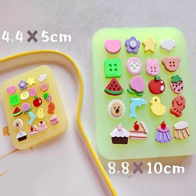  Versatile Silicone Mould for Personalize Button Artisanal Projects Supplies