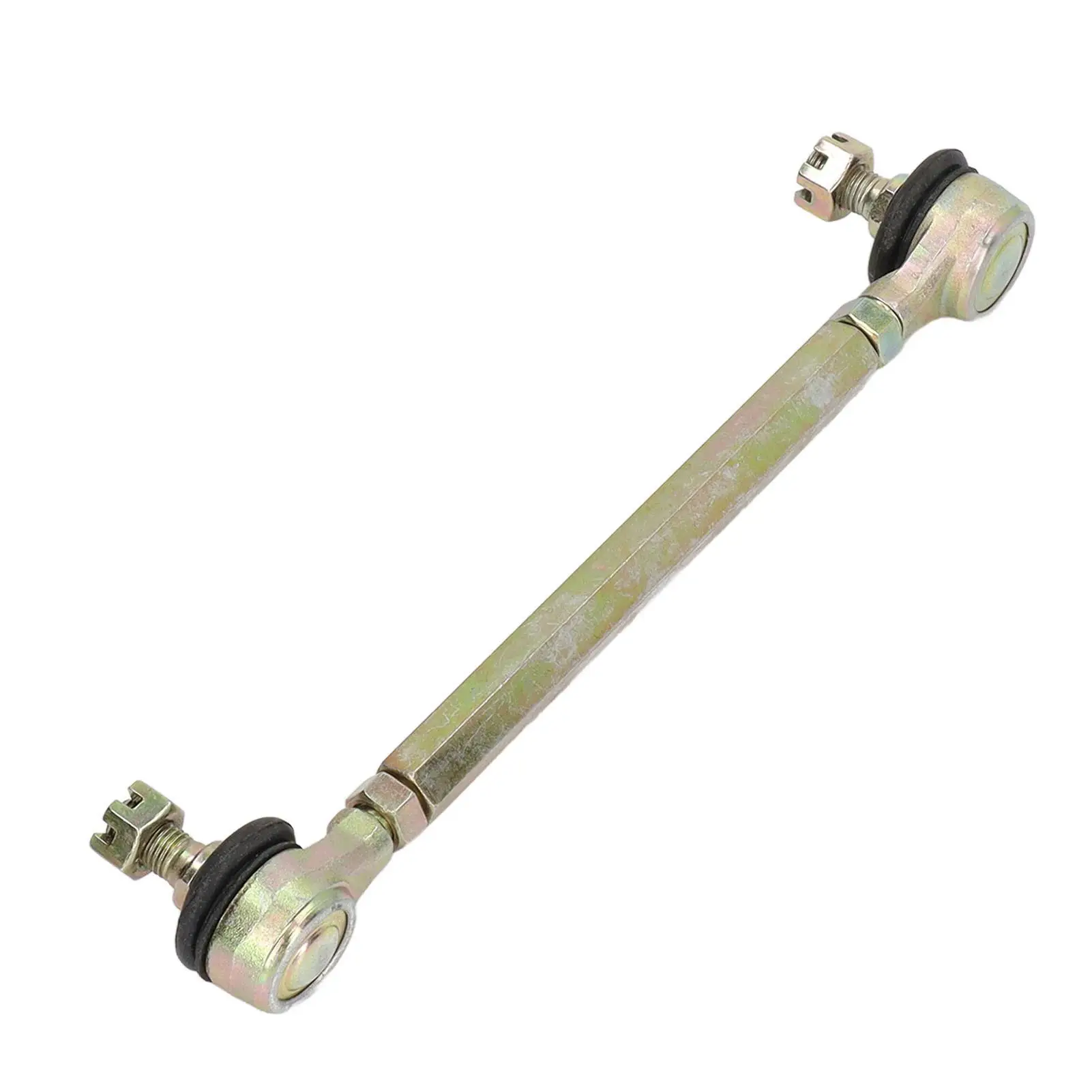 Tie Rod Assembly Steel Alloy M10 Thread Steering Tie Rod 150mm Long for 50 -25 cc ATV Four Wheelers Quad