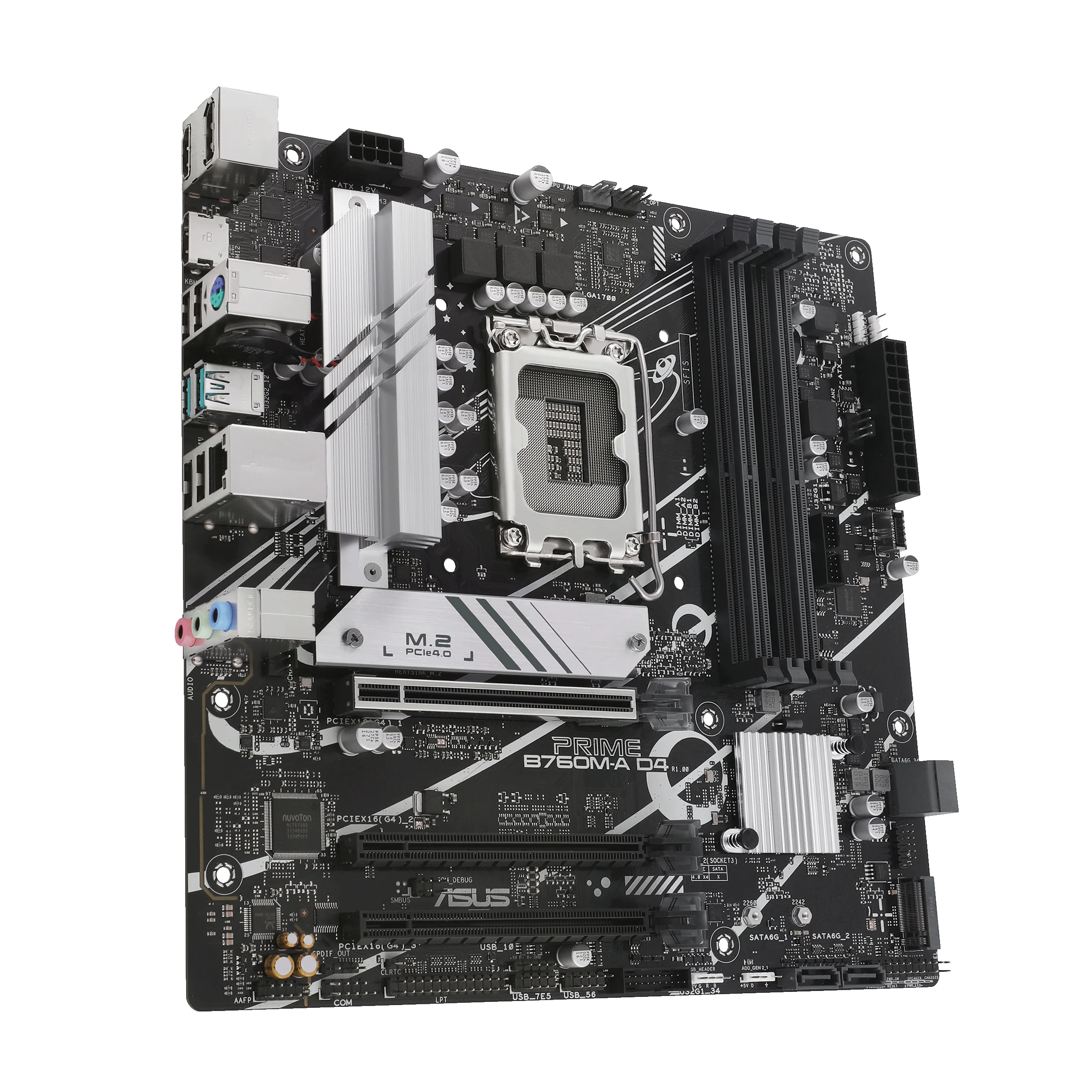 ASUS PRIME B760M-A AX D4 Motherboard Intel B760 LGA1700 DDR4 128 GB M.2 mATX unterstützt I9-14900 i9-13900 i5-12600 i9-12900 CPU