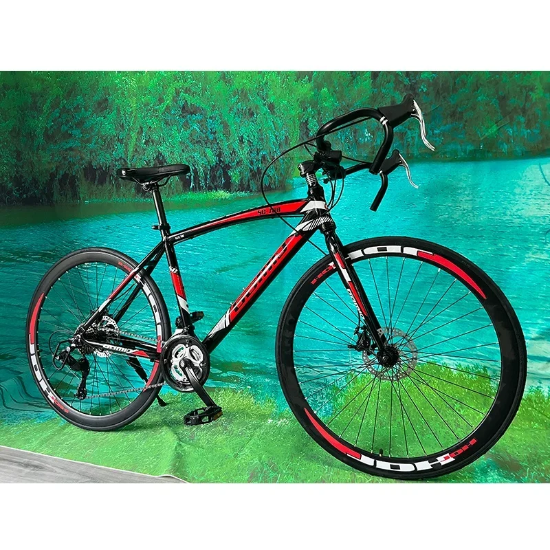 Racing Bike 700c Road Bike Fast Delivery Road Bicycle Aluminum Alloy Hydraulic Disc Brake Roadbike For Adults Man