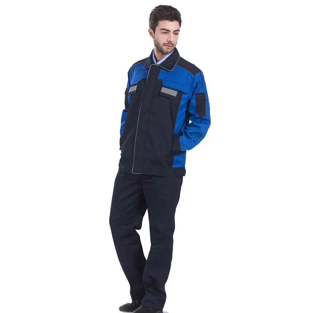 Outdoor Jacket Pants Working Suits Men's Wear-resistant Anti-scalding Work Clothes Welders Labor Insurance Clothing