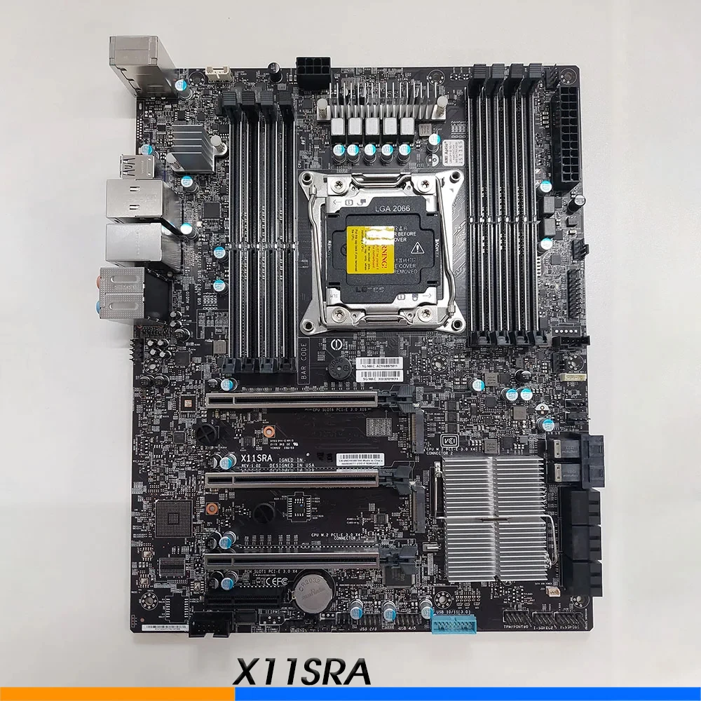 X11SRA Workstation Motherboard For Supermicro LGA2066 C422 ATX 512GB DDR4 Support W-2100/2200 CPU High Quality