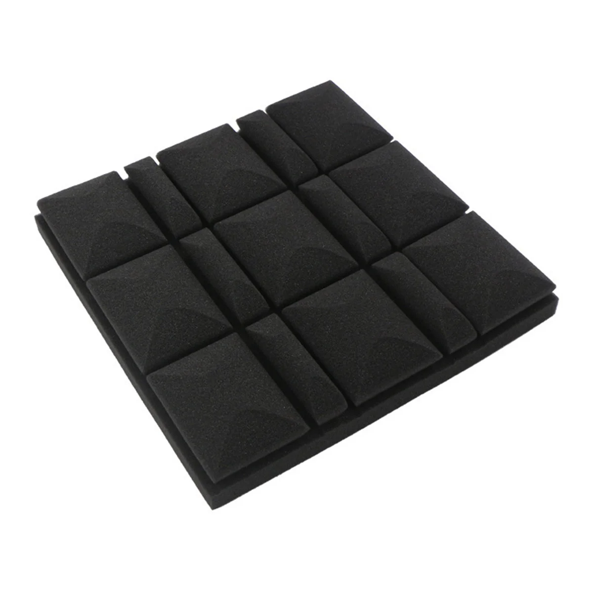 12Pcs Acoustic Panels Sound Absorbing Proofing Wall Insulation Cotton Soundproof Polyurethane Soundproofing 30x30x5cm