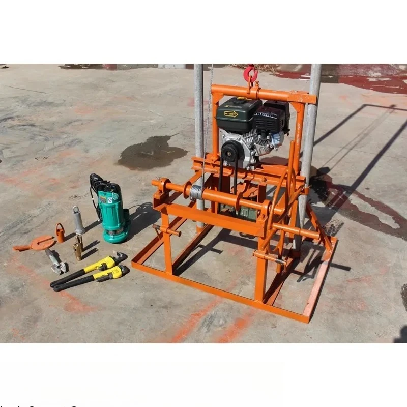 Pile foundation acoustic detection pipeline dredging Water well drilling rig Small Drill bit Concrete filling Blockage cleaning