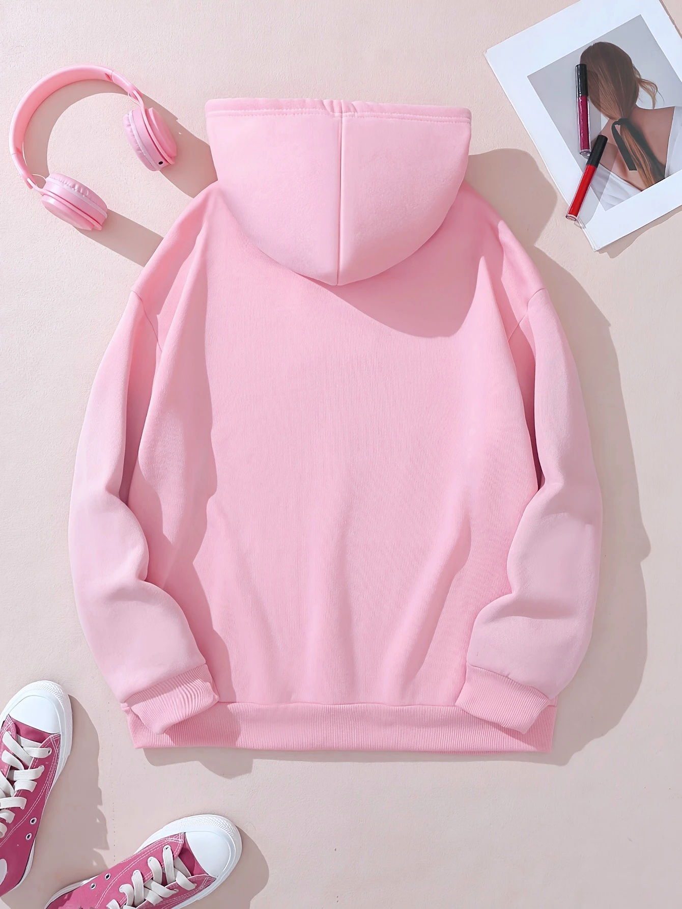 النساء هوديس 2025 الشتاء الخريف الملابس الكرتون لطيف القط Y2k البلوز هوديي طويلة الأكمام المرأة ملابس كاجوال #6