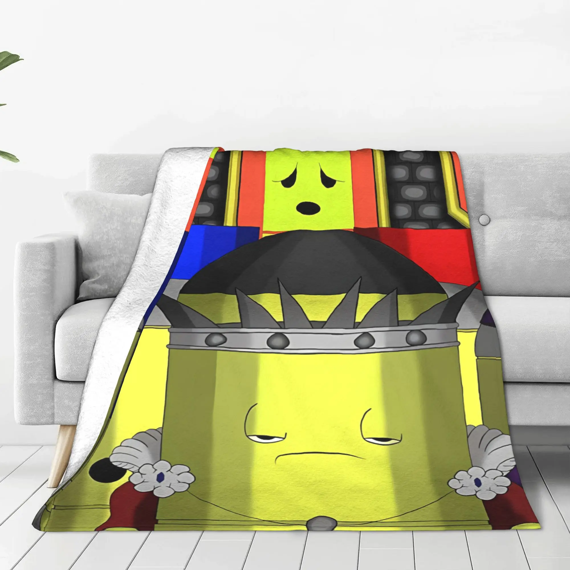 1PC Cartoon Bullet Hero Enter the Gungeon Home Room Decorations Winter Blankets For Adults Bedding Home Interior Sofa Knee
