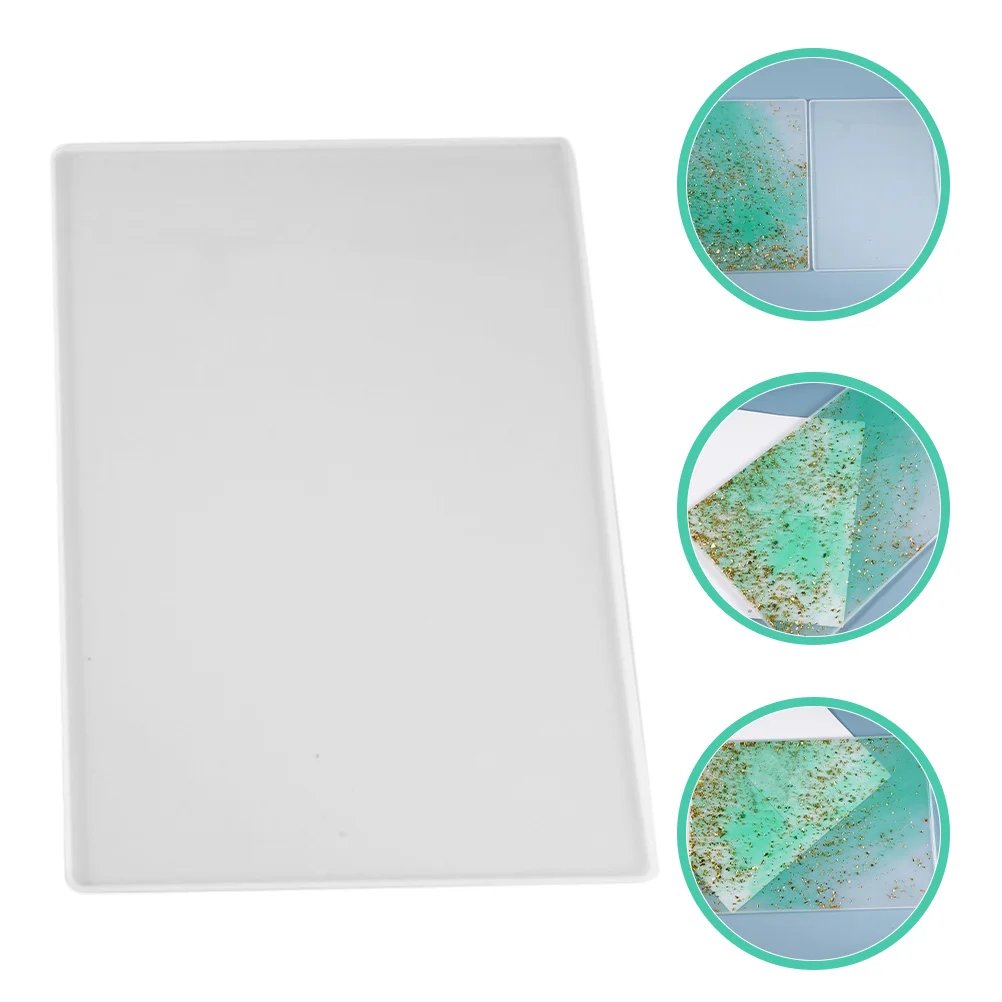 

3pcs Silicone Epoxy Resin Mold For Placemat Making Diy Table Mat Craft Casting Reusable Non-Stick Flexible Mold For Jewelry
