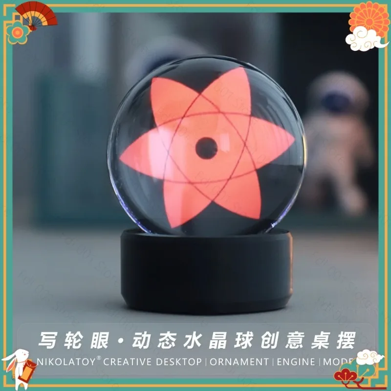 Anime Sharingan LED Light Music Sync Desktop Decor - Creative Stress Relief for Naruto Fans