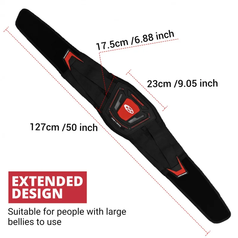 

Professional Breathable Motorcycle Safety Belt | High Visibility Reflective Off-road Riding Back Waist Protector Items for Men