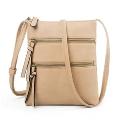 Torby na ramię kubełkowe Retro dla kobiet jednolity kolor skóry PU kobiece torebki torby typu Crossbody etui na zamek