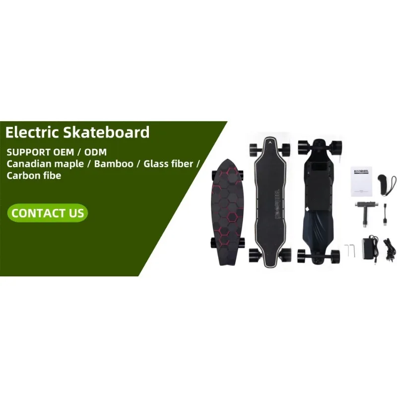 Airo JIESEN 4-Wheel Small Electric Skateboard OEM ODM Wholesale Cheap Remote Control Fish Design Plastic Material view 6