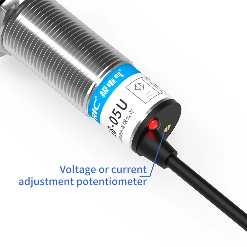 GTRIC Analog Linear Displacement Proximity Sensor M12 M18 M30 0-10V Voltage or 4-20mA Current Output Inductive Switch