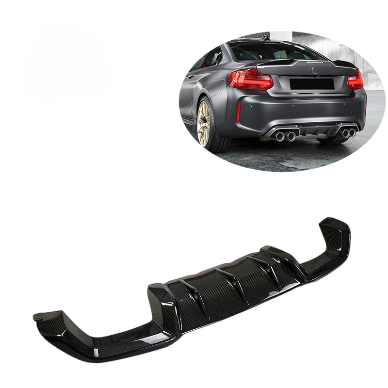 

Reli Suitable for BmwBMWF87M2MPCarbon Fiber Rear Lip Spoiler16-22Rear Bumper Carbon Fiber Modification Part