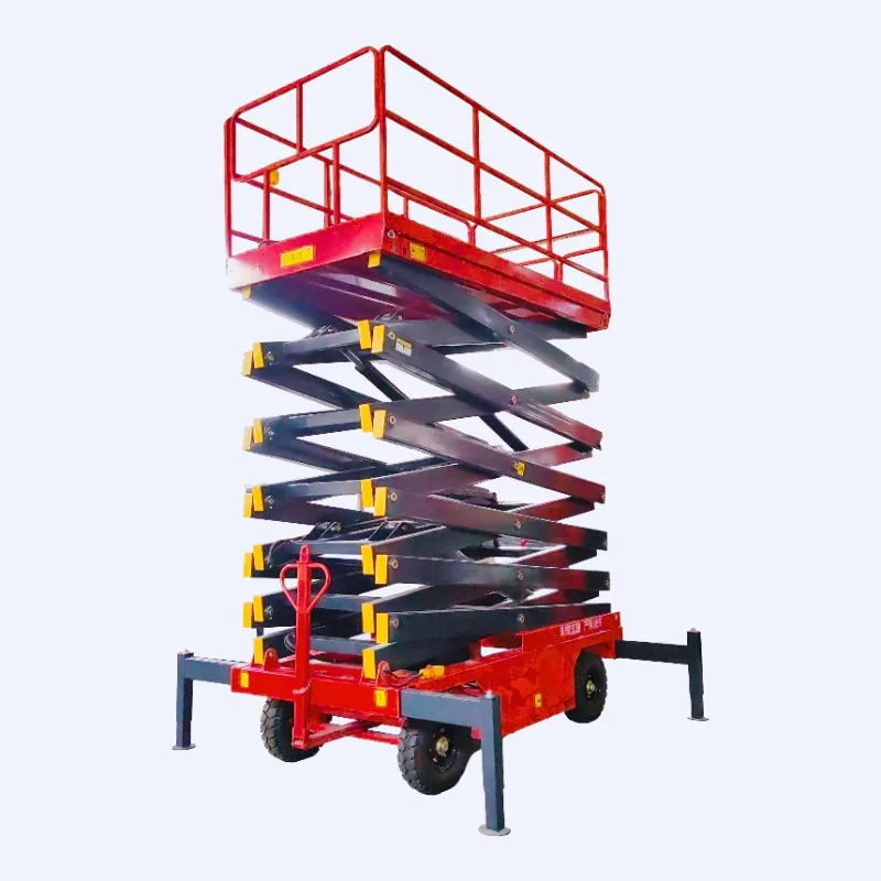 

6 м, 8 м, 10 м, 12 м, гидравлический гусеничный электрический ножничный подъемник, воздушная рабочая платформа, самоходный мини-ножничный мобильный подъемник