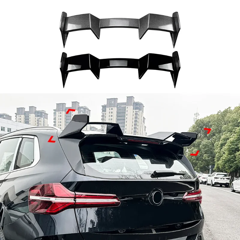 

Car Rear Tail Mid Spoiler Splitter Fixed Wind Wing for BMW X3 G45 2025+ Carbon Look Body Exterior Guard Decoration Accessories