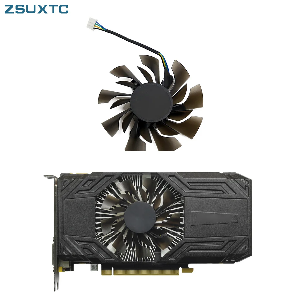 42mm 12V PC Cooling fan For ZOTAC GeForce GTX 1050 950 2GB PA Graphics card fan replacement GPU FAN