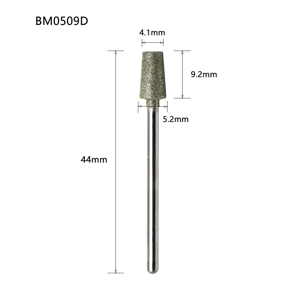 Diamond Grinding Burr Bit Set， Rotary Tool Accessories Stone Carving Set， Shank for Stone Ceramic Glass Carving, Grinding