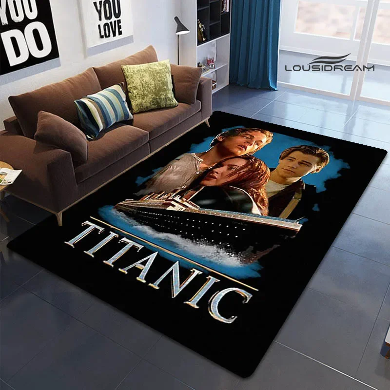 Titanic Leonardo DiCaprio carpet living room bedroom carpet balcony bathroom non-slip door mat bedroom decor birthday gift