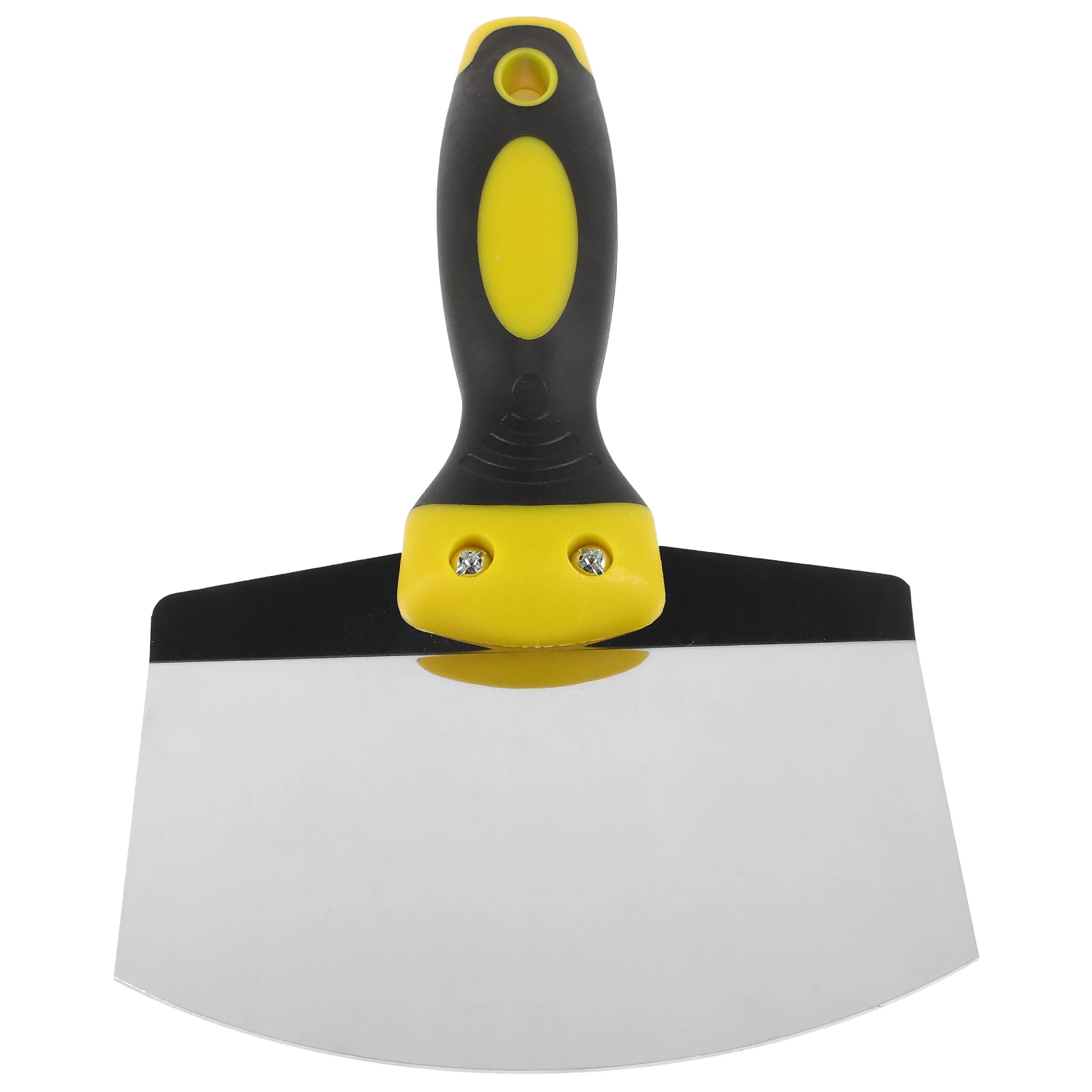 

Arc Shaped Material Shovel Metal Scraper Tool Compact Loading Board H Paint Edger Drywall Repair Semicircular Blade Durable