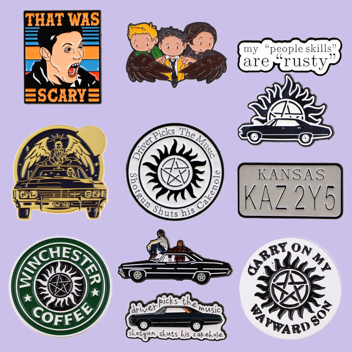 

Fantasy Thriller Movies Enamel Pin Cartoon Lapel Pins Badge on Backpack Clothing Collar Accessories Fashion Jewelry Gifts