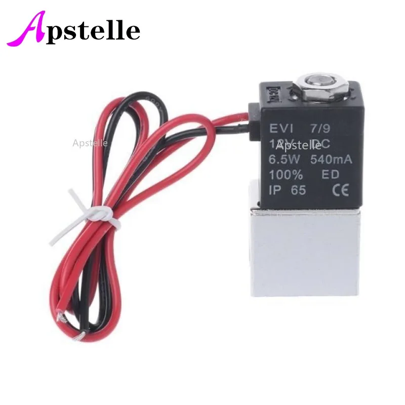 APSTELLE DC 12V 24V 110V 220V Solenoid Valve 1/4\