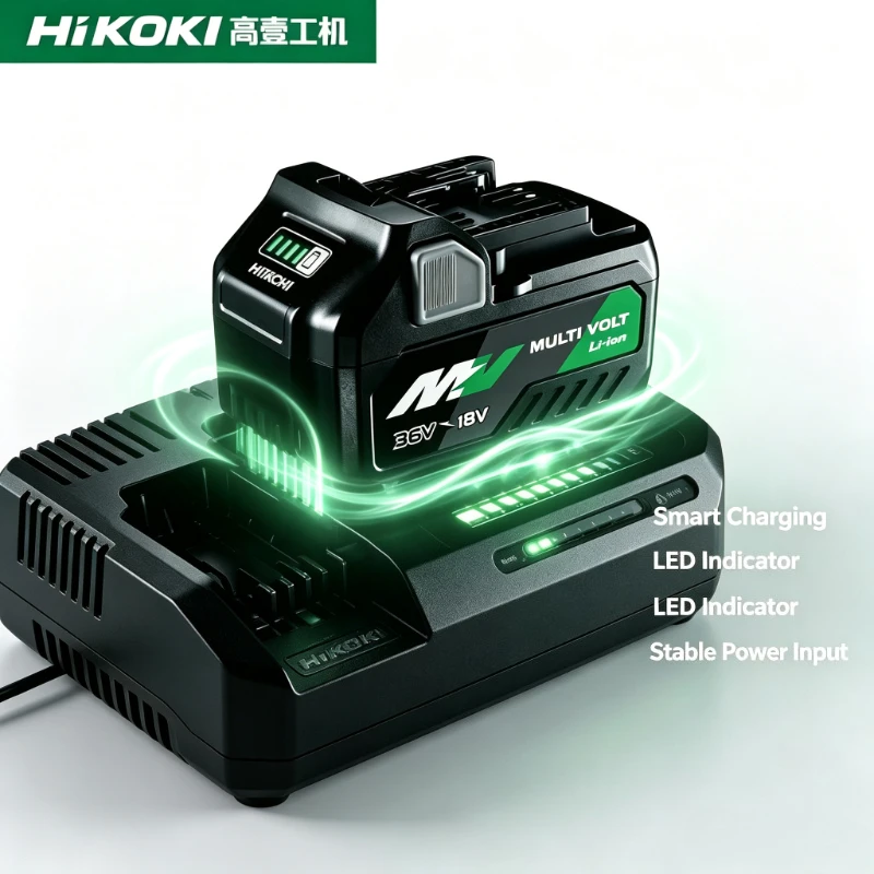 Original 5.0Ah Multi Volt Li-ion Battery BSL36A18 For Hitachi HiKOKI 18V/36V Cordless Tools,Rechargeable Power Tool Battery Pack