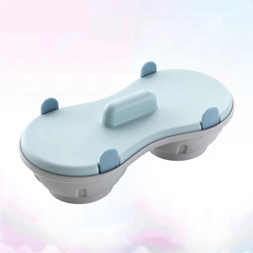 

1Pcs Sky Blue Egg Steamed Cup Portable Mini Microwave Egg Cooker Mold Non-Stick Lightweight Breakfast Steamer for Home