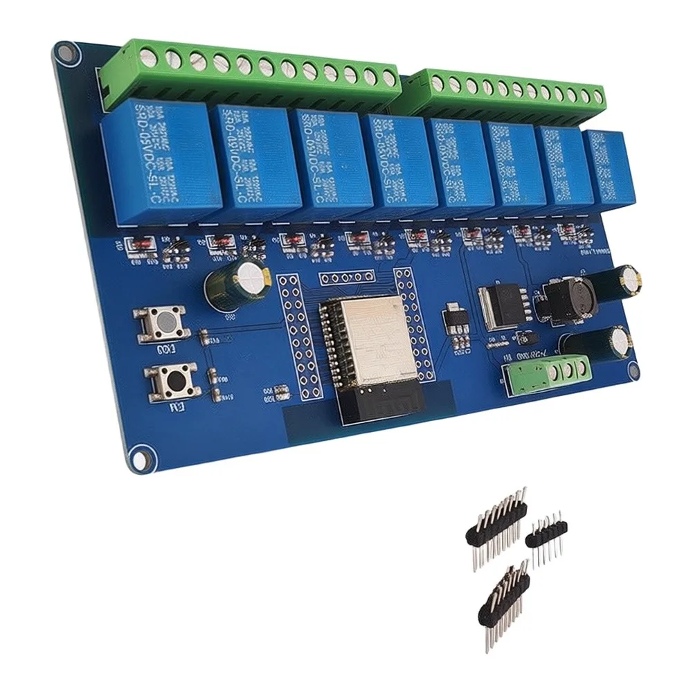 DC 5 To 30V 8 Channel Relay Module Suitable For IoT Automation Equipment Wide Voltage Full IO Ports Smart Home Control