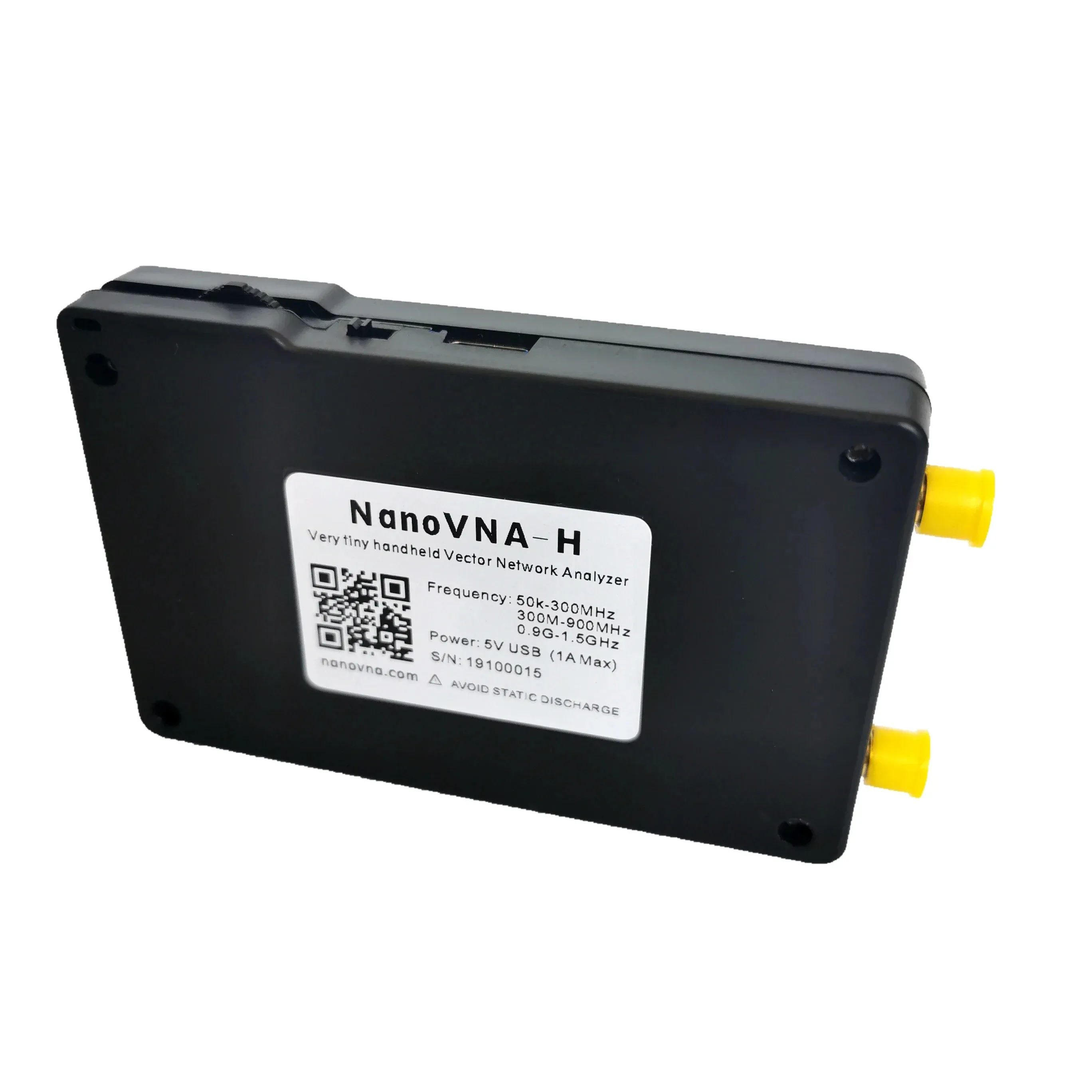 NanoVNA-H 1,5 GHz tragbarer Vektor-Netzwerkanalysator mit 2,8-Zoll-LCD, HF/VHF/UHF/UV-Antennenanalysator, Spektrumanalysator und SD-Kartensteckplatz
