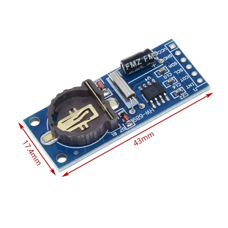 PCF8563 PCF8563T 8563 IIC Placa de módulo RTC de reloj en tiempo real Bueno que DS3231 AT24C32 (sin batería)