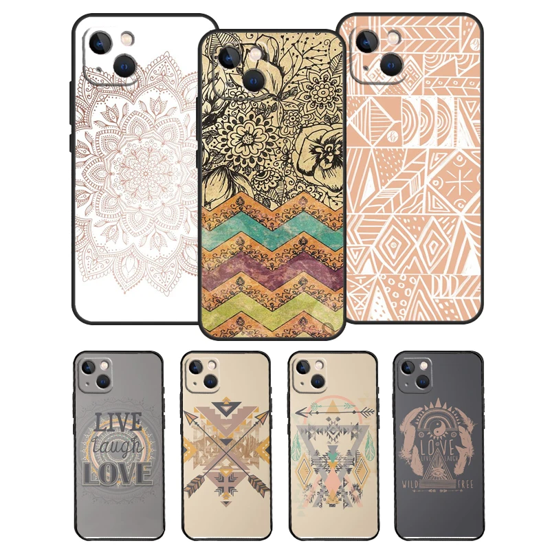 Boho cigano boêmio caso para zte nubia magia vermelha 6 7 6s 7s pro 5g 6r redmagic 10 ar 8s 9s 8 9 10 pro mais capa