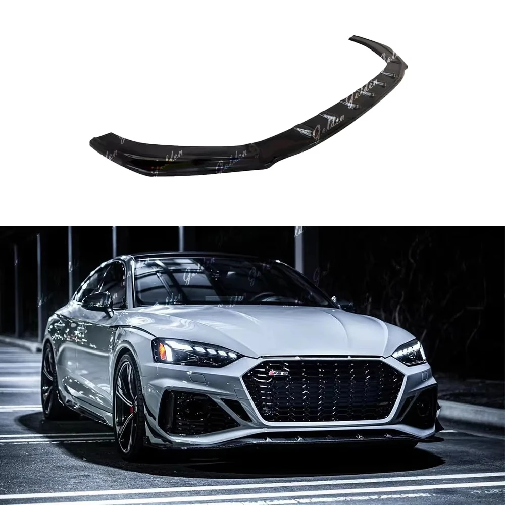 

Wet Carbon Fiber for audi S5 Rs5 B9 B9.5 Front Bumper Spoiler Lip Lightweight Performance Car Carbon Fiber Body Kit Accessoires