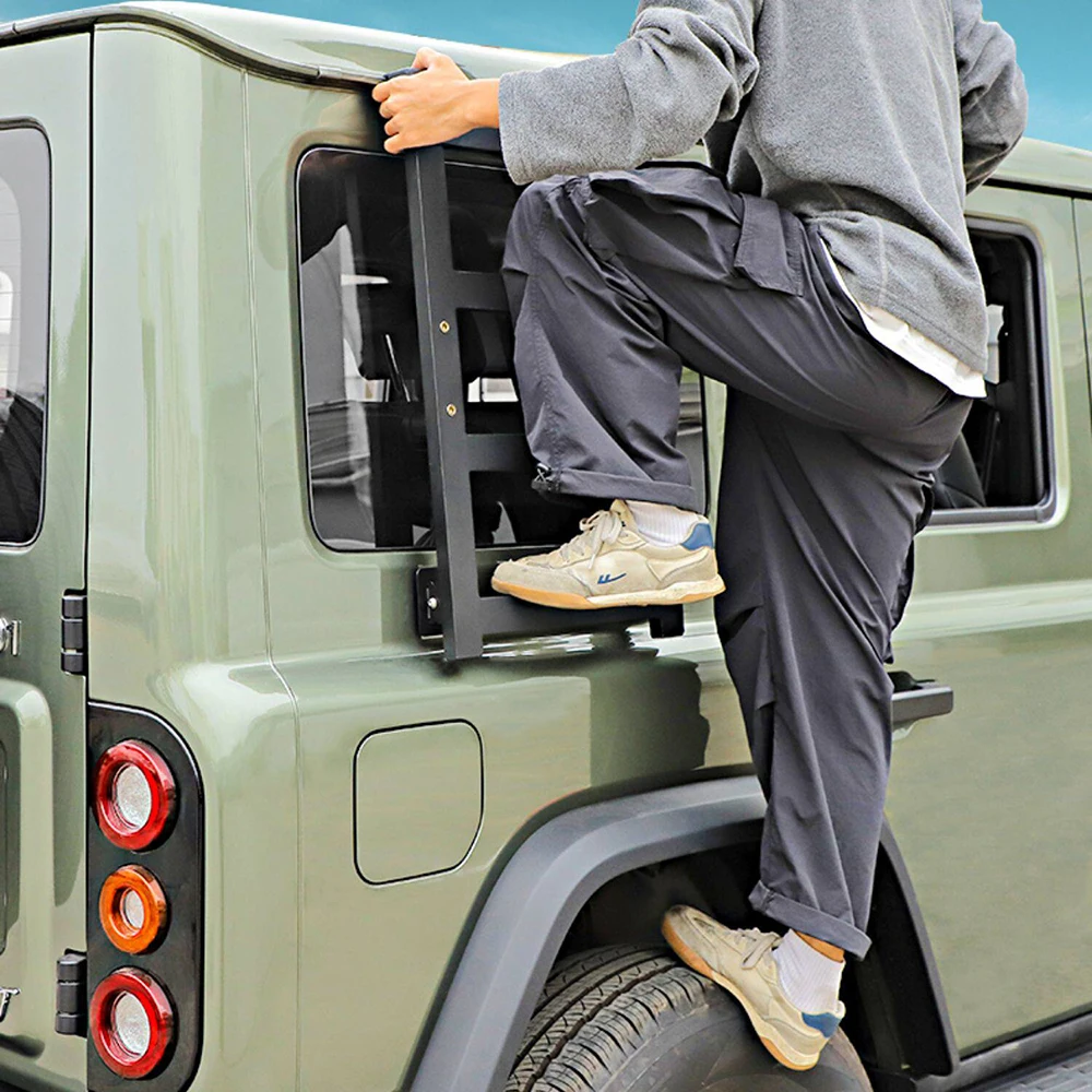 Car Rear Window Ladder & Roof Step Pedal for BAIC 212 T01 2024 2025 2026 Off-road Vehicle Body Kit Modification Accessories