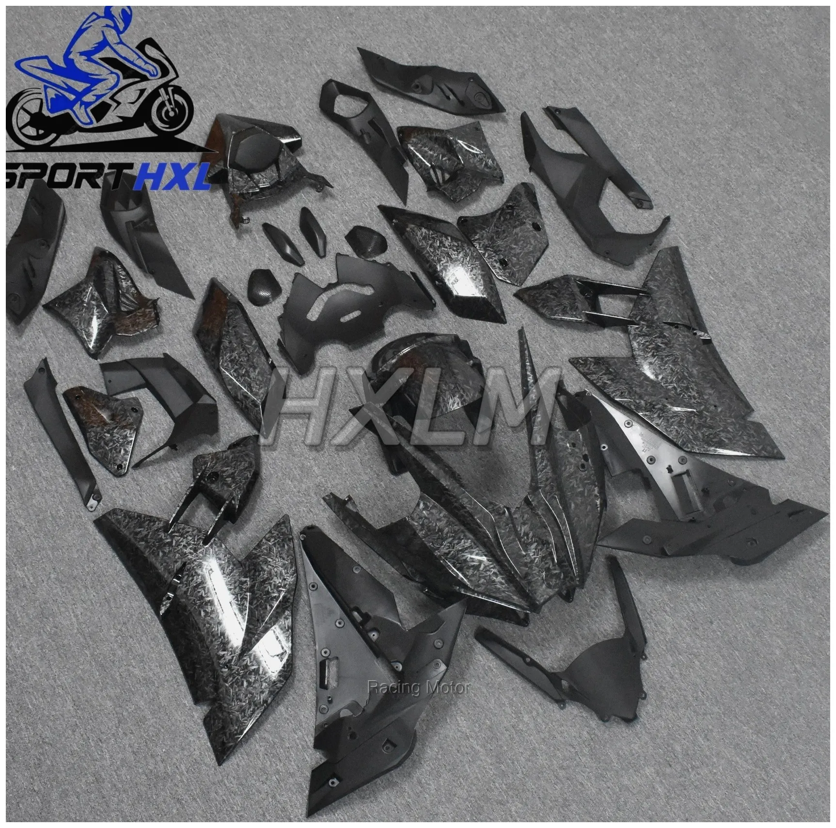 Gloss Finish Moto Fairing Body Kit For NINJA H2 H2R Carbon Fiber Paint Motorcycle Fairing Kits Guard Cowl Protecti For Kawasaki