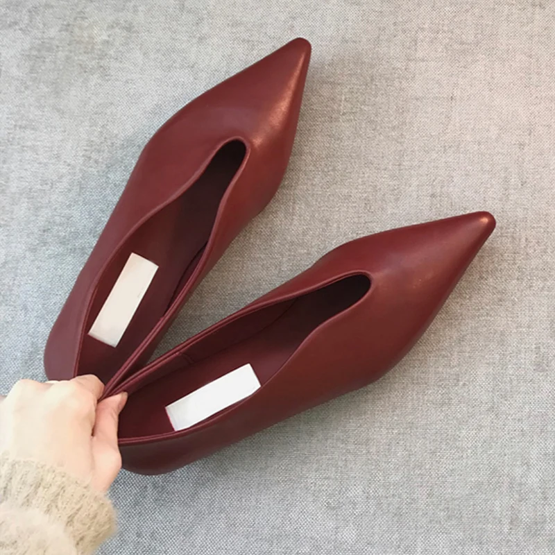 

Flats Pointed Toe Women Shoes Designer New 2024 Walking Trend Casual Loafers Shoes Cozy Brand Fashion Female Solid Color Zapatos