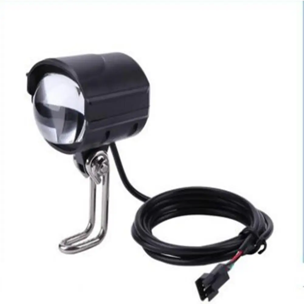 2-in-1 LED Headlight Horn Waterproof Cycling Front Light Headlamp With Horn Accessories for Electric Bicycle Scooter E-bike