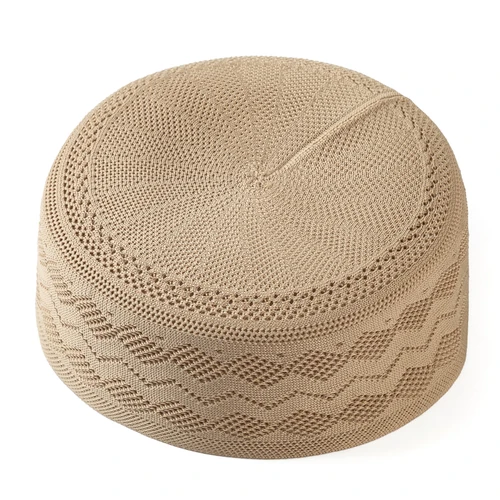 Imagen 2 del producto Turbante para hombre islámico Keffiyeh gorra Kufi turca-nuevo sombrero de oración musulmana Hijab judío para hombres estilo indio de Arabia Saudita