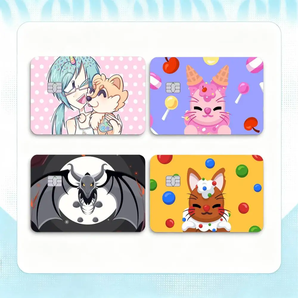 A-Adopts Me Game  Credit Card HD Stickers Game Card Decal Small Chip Waterproof Sticker Gift