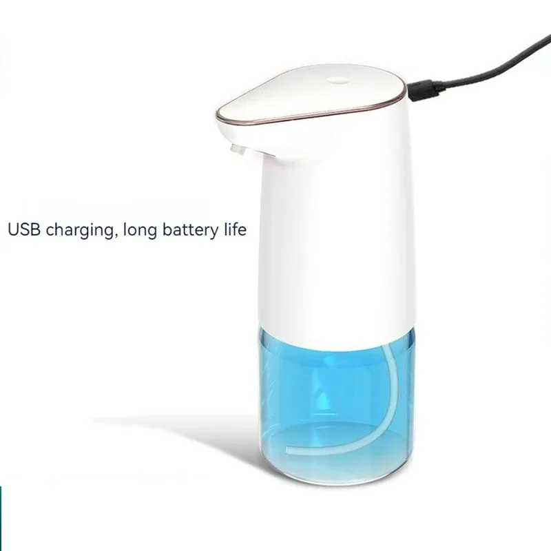 500ml automatyczny dozownik do mydła spieniający inteligentny maszyna ręczna do mycia łazienki z bezdotykowym dozownik do mydła USB