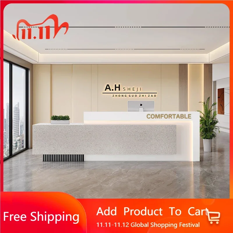 

Beauty European Reception Desks Trendy Simple Unique Reception Desk Quality Elegant Comptoir Japanese Tisch Trendy Furniture